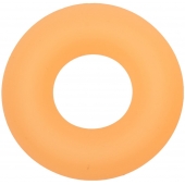 Оранжевое люминесцентное эрекционное кольцо Glow-In-The-Dark Liquid Silicone Prolong Medium Ring - California Exotic Novelties - в Ульяновске купить с доставкой
