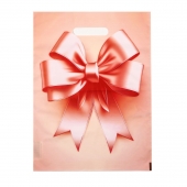 Пакет с принтом в виде банта с вырубной ручкой (30х40 см) - Сима-Ленд - купить с доставкой в Ульяновске