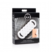 Комплект из 6 прозрачных эрекционных колец Ring Master Custom Ball Stretcher Kit - XR Brands - в Ульяновске купить с доставкой