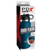 Смуглый мастурбатор-вагина в синей колбе F*ck Flask - Pipedream - в Ульяновске купить с доставкой