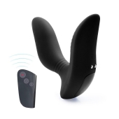 Черный вибромассажер простаты 3,5’’ Remote Control Curve P-spot Massager - 12 см. - Erokay - в Ульяновске купить с доставкой