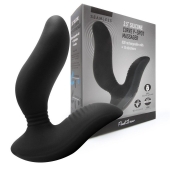 Черный вибромассажер простаты 3,5’’ Curve P-spot Massager - 12 см. - Erokay - в Ульяновске купить с доставкой