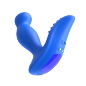 Синий вибромассажер простаты 3,5’’ Remote Control P-spot Massager - 12,5 см. - Erokay - в Ульяновске купить с доставкой