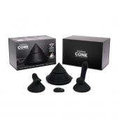 Конусный вибромассажер Cowgirl Cone с 2 насадками - CowGirl - купить с доставкой в Ульяновске