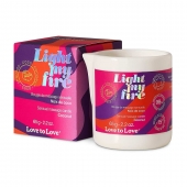 Массажная свеча Light My Fire Coconut с ароматом кокоса - 65 гр. - Love to Love - купить с доставкой в Ульяновске