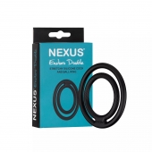 Черное двойное эрекционное кольцо Nexus Enduro Double - Nexus Range - в Ульяновске купить с доставкой