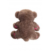 Бондажный набор: бурый мишка с розовыми оковами и наручниками - Pecado - купить с доставкой в Ульяновске