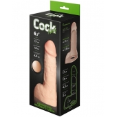 Телесный фаллоудлинитель с мошонкой Cock Next - 17 см. - LOVETOY (А-Полимер) - в Ульяновске купить с доставкой