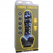 Черно-синяя мини-машина на присоске Tendril Thruster - 21,6 см. - Doc Johnson - купить с доставкой в Ульяновске