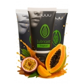 Набор из 3 съедобных лубрикантов JUJU со вкусом тропических фруктов - JuJu - купить с доставкой в Ульяновске