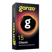 Классические презервативы с обильной смазкой Ganzo Classic - 15 шт. - Ganzo - купить с доставкой в Ульяновске