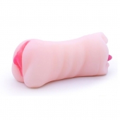 Телесный двусторонний мастурбатор - вагина и ротик - Boys of Toys - в Ульяновске купить с доставкой