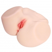 Мастурбатор-полуторс с двойным слоем материала и вибрацией Jenny Onahole Real Vagina - KOKOS - в Ульяновске купить с доставкой