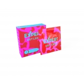 Презервативы с разогревающим эффектом Expert Hot Love - 3 шт. - Expert - купить с доставкой в Ульяновске