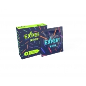 Светящиеся в темноте презервативы Expert Neon - 3 шт. - Expert - купить с доставкой в Ульяновске