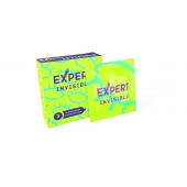 Ультратонкие презервативы Expert Invisible - 3 шт. - Expert - купить с доставкой в Ульяновске