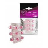 Прозрачная сквозная насадка на пенис с цветными шариками - Erowoman-Eroman - в Ульяновске купить с доставкой