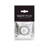 Эластичное эрекционное кольцо с длинными черными «ресничками» - Sextaz - в Ульяновске купить с доставкой