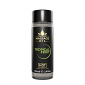 Массажное масло c ароматом тропических фруктов Massage Oil - 100 мл. - HOT - купить с доставкой в Ульяновске