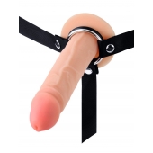 Мужской полый страпон на регулируемых ремнях - 18,5 см. - Sex Expert - купить с доставкой в Ульяновске