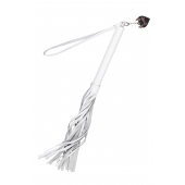 Белая кожаная плеть - 50 см. - Pecado - купить с доставкой в Ульяновске