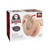 Телесный мастурбатор-вагина Pussy Pounder Squeeze Stroker - Pipedream - в Ульяновске купить с доставкой
