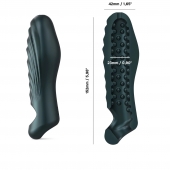 Серая силиконовая насадка на пенис с подхватом Manwan Ryzer - Manwan - в Ульяновске купить с доставкой