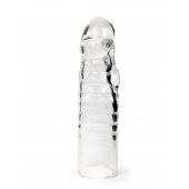 Прозрачная закрытая насадка на член - 15 см. - Sex Expert - в Ульяновске купить с доставкой