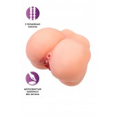 Реалистичный мастурбатор в форме попки с 2 любовными входами - No Name - в Ульяновске купить с доставкой