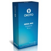 Презервативы OKOTO Mega Mix - 18 шт. - Sitabella - купить с доставкой в Ульяновске