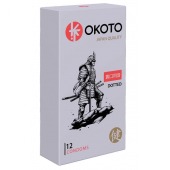 Точечные презервативы OKOTO Dotted - 12 шт. - Sitabella - купить с доставкой в Ульяновске