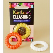 Цветное рельефное эрекционное кольцо Ellasring - Sitabella - в Ульяновске купить с доставкой