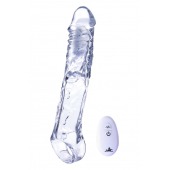 Прозрачная насадка-удлинитель Length Enhancer With Bullet с подхватом - 22,3 см. - NMC - в Ульяновске купить с доставкой