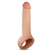 Телесная насадка-удлинитель Thrive 8.75 Inch Realistic Penis Extender Sleeve - 22,2 см. - Blush Novelties - в Ульяновске купить с доставкой