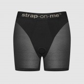 Трусики-шорты для фиксации насадок Strap-on-me Harness Lingerie Halo - size M - Strap-on-me - купить с доставкой в Ульяновске