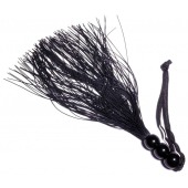 Черная силиконовая плетка - 25,4 см. - Boys of Toys - купить с доставкой в Ульяновске