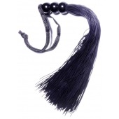 Черная силиконовая плетка - 25,4 см. - Boys of Toys - купить с доставкой в Ульяновске