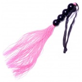 Розовая силиконовая плеть - 35,5 см. - Boys of Toys - купить с доставкой в Ульяновске
