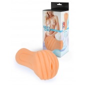 Эластичный мастурбатор в виде вагины телесного цвета - Sexy Girl - в Ульяновске купить с доставкой