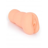 Телесный мастурбатор-вагина с 2 эрекционными кольцами в комплекте - Sexy Girl - в Ульяновске купить с доставкой