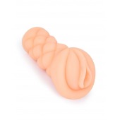 Телесный мастурбатор-вагина с вибропулей и эрекционными кольцами в комплекте - Sexy Girl - в Ульяновске купить с доставкой