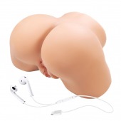 Телесный мастурбатор Olivia с 2 любовными отверстиями - Baile - в Ульяновске купить с доставкой