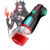 Интерактивный мастурбатор Raven с вакуумом, вибрацией и подсветкой - Shots Media BV - в Ульяновске купить с доставкой