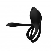 Черное эрекционное виброкольцо Bayek с пультом ДУ - Zalo - в Ульяновске купить с доставкой