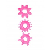 Комплект из трех розовых эрекционных колец - Erowoman-Eroman - в Ульяновске купить с доставкой