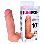 Фаллическая насадка Харнесс UNICOCK 10  - 25 см. - LOVETOY (А-Полимер) - купить с доставкой в Ульяновске