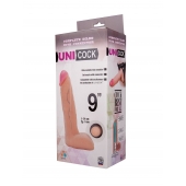 Фаллическая насадка Харнесс UNICOCK 9  - 24 см. - LOVETOY (А-Полимер) - купить с доставкой в Ульяновске