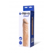 Насадка с ярко выраженной головкой и рельефным стволом - 19 см. - A-toys - в Ульяновске купить с доставкой