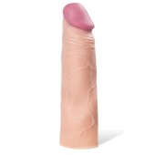 Реалистичная насадка с ярко выраженной головкой - 16,5 см. - A-toys - в Ульяновске купить с доставкой