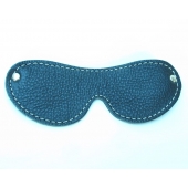 Кожаная маска на глаза - БДСМ Арсенал - купить с доставкой в Ульяновске